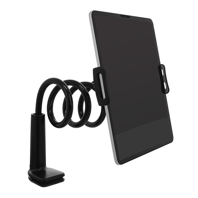 長いアームでしっかり固定 スマートフォン タブレット用 フレキシブルアームスタンド Owl Armstd04シリーズ ブラック 画像一覧 Unicase