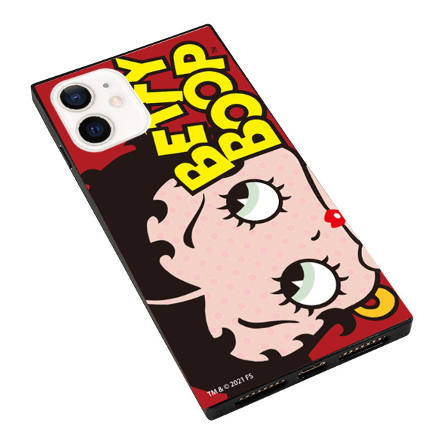 【iPhone11/XR ケース】Betty Boop ガラスケース (RED LOGO DOT)サブ画像