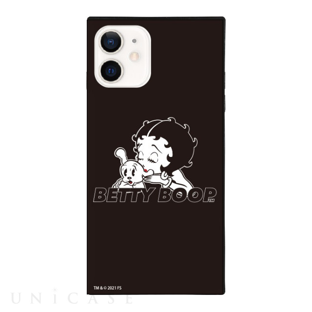 【iPhone11/XR ケース】Betty Boop ガラスケース (BLACK KISS)