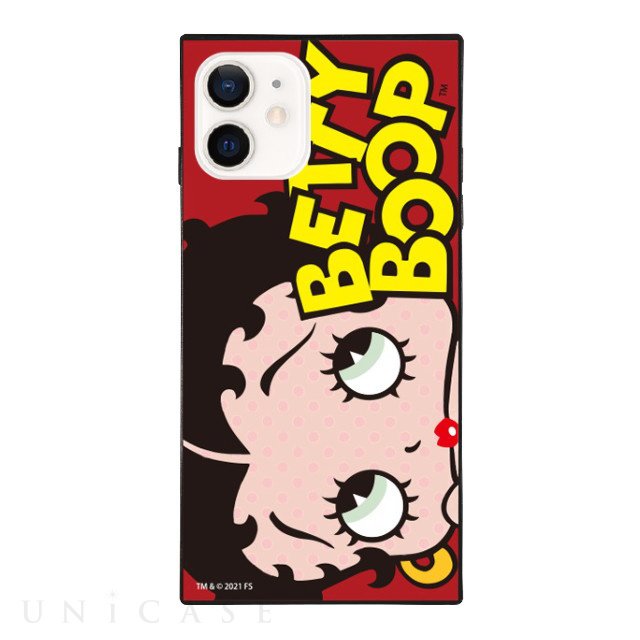 【iPhone11/XR ケース】Betty Boop ガラスケース (RED LOGO DOT)