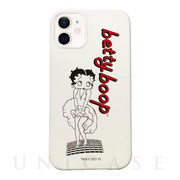 【iPhone12/12 Pro ケース】Betty Boop シリコンケース ホワイト (Monroe)