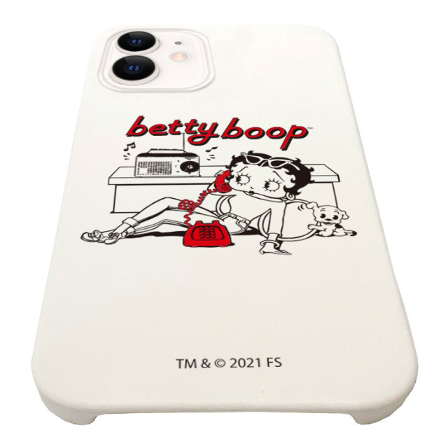 【iPhone11/XR ケース】Betty Boop シリコンケース ホワイト (Telephone)サブ画像