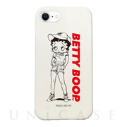 【iPhoneSE(第3/2世代)/8/7/6s/6 ケース】Betty Boop シリコンケース ホワイト (Boyish)