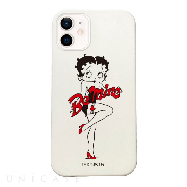 【iPhone11/XR ケース】Betty Boop シリコンケース ホワイト (Be mine)