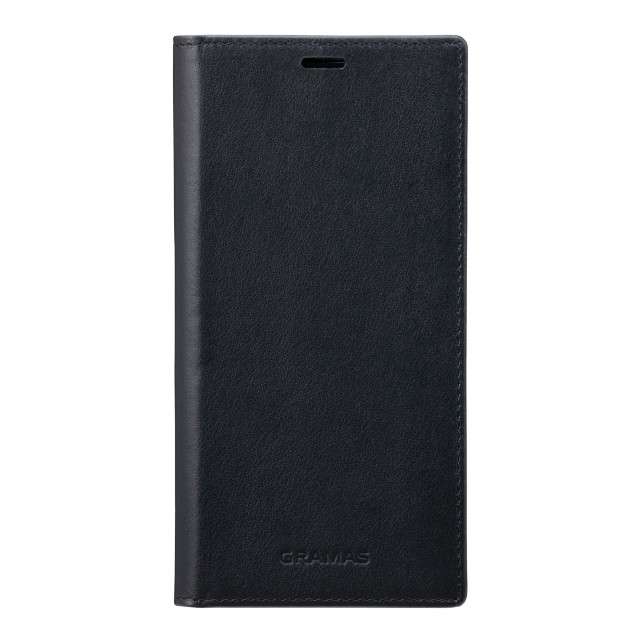 【iPhone13 ケース】Italian Genuine Leather Book Case (Black)サブ画像