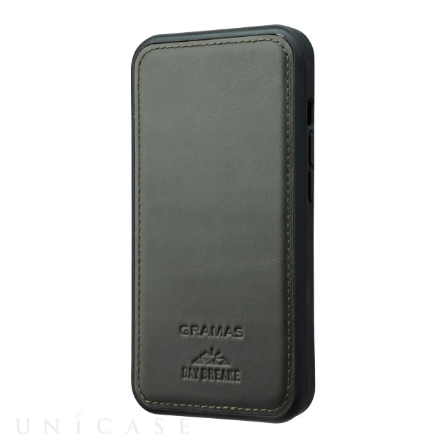 【iPhone13/13 Pro ケース】Chromexcel Genuine Leather Full Cover Hybrid Shell Case (Forest Green)