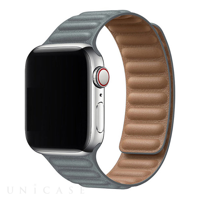 Apple Watch バンド 41/40/38mm】PUレザー マグネットホールドバンド (グレー) for Apple Watch  SE/Series7/6/5/4/3/2/1 iQ Labo | iPhoneケースは UNiCASE
