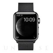【Apple Watch バンド 41/40/38mm】ステンレスマグネットバンド (ブラック) for Apple Watch SE/Series7/6/5/4/3/2/1
