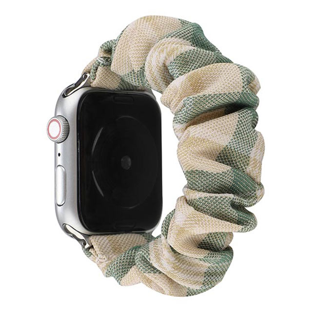 【Apple Watch バンド 41/40/38mm】シュシュバンド チェック柄 (シュシュ付き) TYPE-B (グリーン) for Apple Watch SE(第2/1世代)/Series9/8/7/6/5/4/3/2/1goods_nameサブ画像