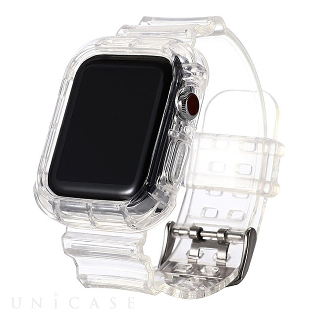 【Apple Watch バンド 44mm】クリアバンド (クリア) for Apple Watch SE/Series6/5