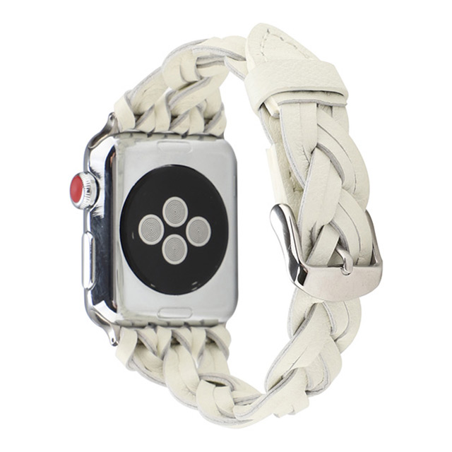 【Apple Watch バンド 45/44/42mm】ラティスレザーベルト (ホワイト) for Apple Watch SE(第2/1世代)/Series8/7/6/5/4/3/2/1goods_nameサブ画像