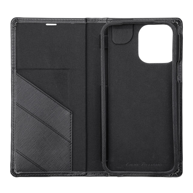 【iPhone13 Pro Max ケース】“EURO Passione” PU Leather Book Case (Black)goods_nameサブ画像