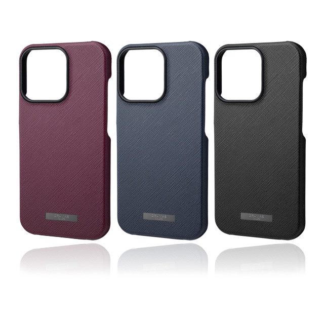 【iPhone13 Pro ケース】“EURO Passione” PU Leather Shell Case (Bordeaux)サブ画像