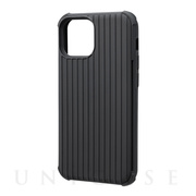 【iPhone13 mini/12 mini ケース】”Rib-Slide” Hybrid Shell Case (Black)