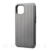 【iPhone13 ケース】”Rib-Slide” Hybrid Shell Case (Gray)