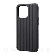 【iPhone13 Pro ケース】”Rib-Slide” Hybrid Shell Case (Black)