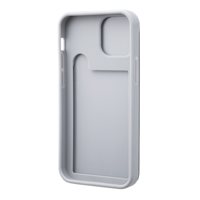 【iPhone13 mini/12 mini ケース】“Shrink” PU Leather Full Cover Hybrid Shell Case (Greige)サブ画像