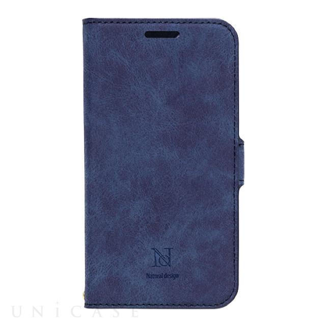 【iPhone13 mini ケース】手帳型ケース Style Natural (Blue)