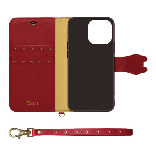 【iPhone13 ケース】手帳型ケース Cocotte (Red)goods_nameサブ画像