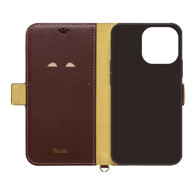 【iPhone13 ケース】手帳型ケース Minette (Brown)サブ画像