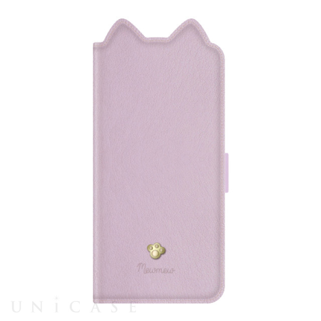 【iPhone13 Pro ケース】手帳型ケース Mewmew (Pastel Light purple)