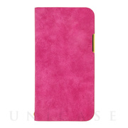 【iPhone13 ケース】手帳型ケース Flat. (Rose Pink)
