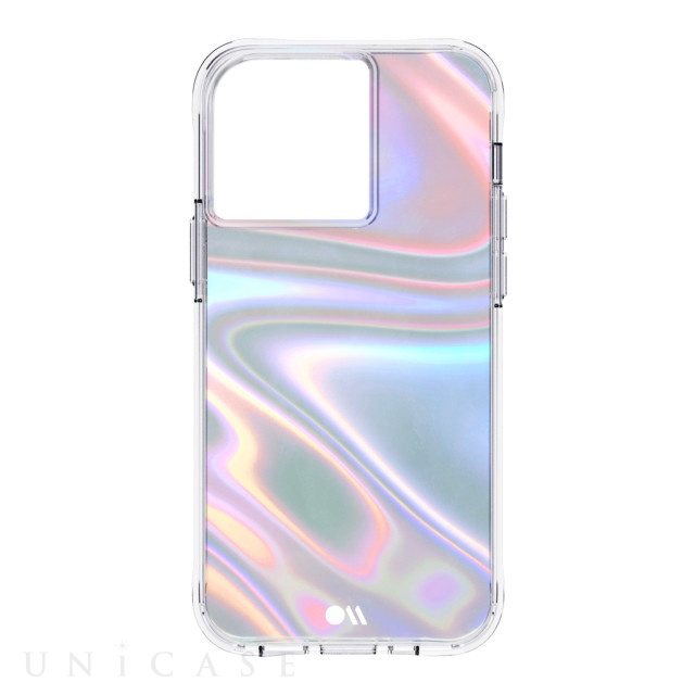 【iPhone13 Pro ケース】抗菌・3.0m落下耐衝撃 Soap Bubble (Iridescent)