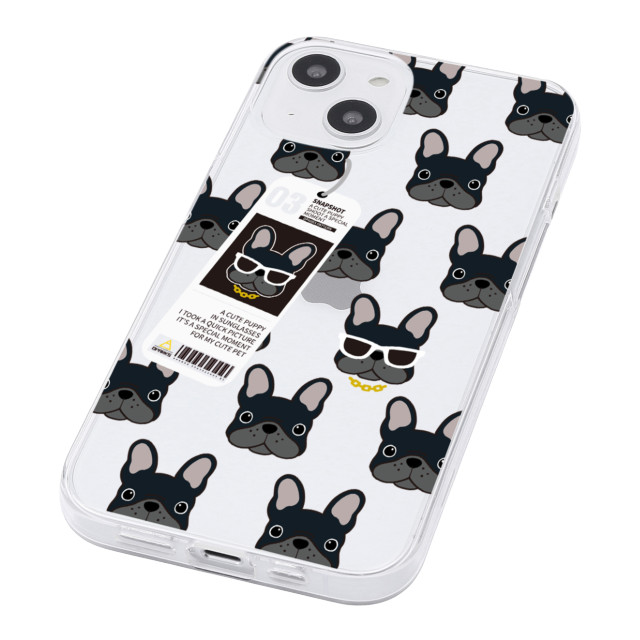【iPhone13 mini ケース】ソフトクリアケース (bulldog)サブ画像