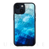 【iPhone13 mini ケース】天然貝ケース (Blue Lake)