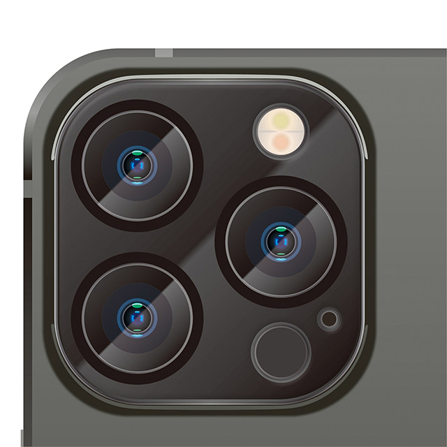 【iPhone13 Pro フィルム】カメラレンズプロテクター (ブラック)サブ画像