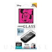 【iPhone13/13 Pro フィルム】抗菌液晶全面保護ガラス (ミニーマウス)