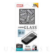 【iPhone13/13 Pro フィルム】抗菌液晶全面保護ガラス (マーベル ロゴ)