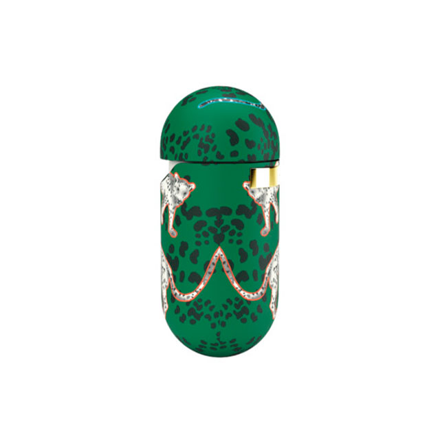 【AirPods(第2/1世代) ケース】Green Leopard Casegoods_nameサブ画像