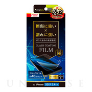 【iPhone13 mini フィルム】9Hガラスライク ブルーライト低減 画面保護フィルム 高透明