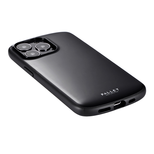 【iPhone13 Pro ケース】超軽量・極薄・耐衝撃ハイブリッドケース「PALLET AIR」 (ブラック)サブ画像