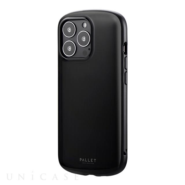 【iPhone13 Pro ケース】超軽量・極薄・耐衝撃ハイブリッドケース「PALLET AIR」 (ブラック)
