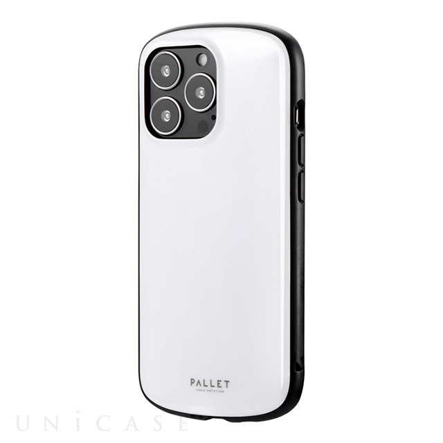【iPhone13 Pro ケース】超軽量・極薄・耐衝撃ハイブリッドケース「PALLET AIR」 (ホワイト)
