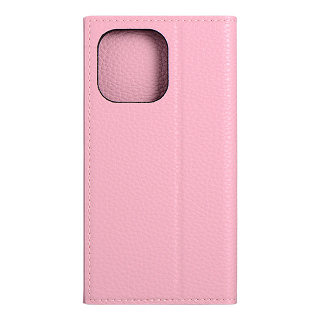【iPhone13 Pro ケース】薄型PUレザーフラップケース「FOLINO」 (ライトピンク)サブ画像