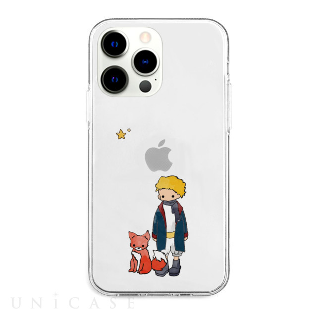 【iPhone13 Pro ケース】ソフトクリアケース (リトルプリンスとキツネ)