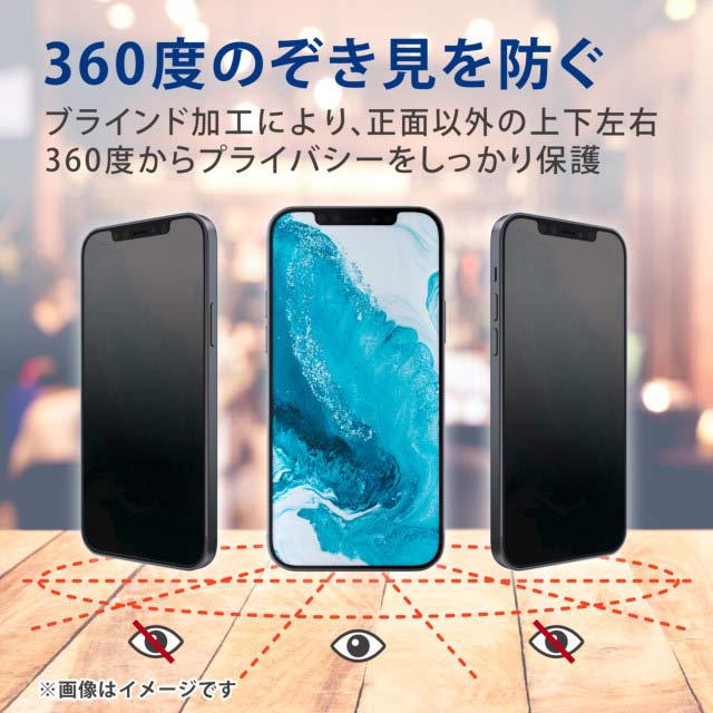 【iPhone13 Pro Max フィルム】フィルム/覗き見防止/衝撃吸収/反射防止サブ画像