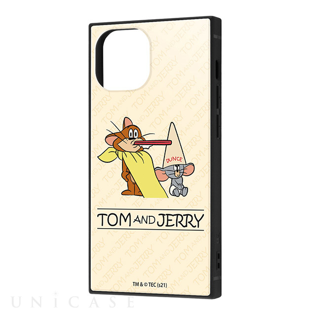 【iPhone13 mini ケース】トムとジェリー/耐衝撃ハイブリッドケース KAKU (おかしなジェリーとタフィー)