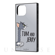 【iPhone13 mini ケース】トムとジェリー/耐衝撃ハイブリッドケース KAKU (おかしなトム1)