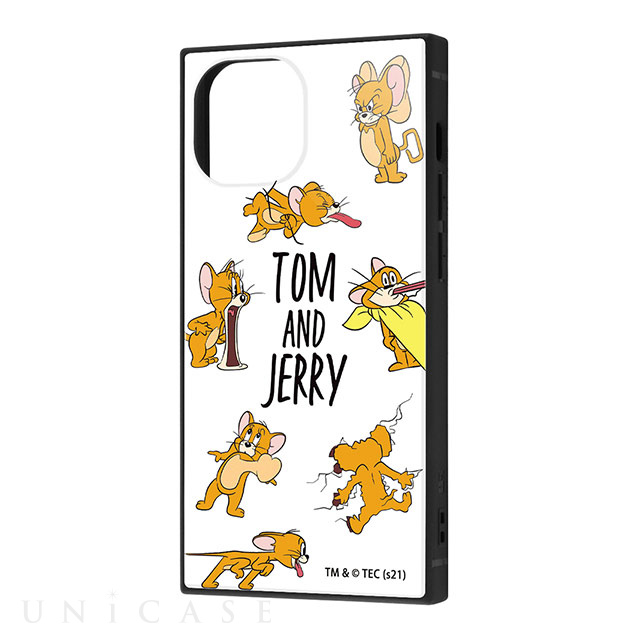 【iPhone13 mini ケース】トムとジェリー/耐衝撃ハイブリッドケース KAKU (おかしなジェリー2)