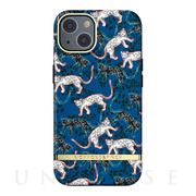 【iPhone13 ケース】Blue Leopard