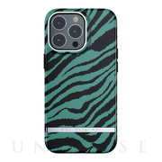 【iPhone13 Pro ケース】Emerald Zebra
