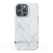 【iPhone13 Pro ケース】White Marble