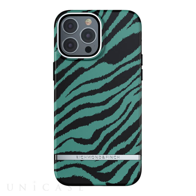 【iPhone13 Pro Max ケース】Emerald Zebra