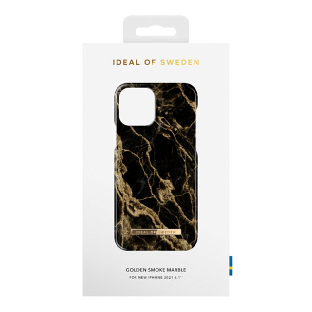 【iPhone13 ケース】Fashion Case (Golden Smoke Marble)サブ画像