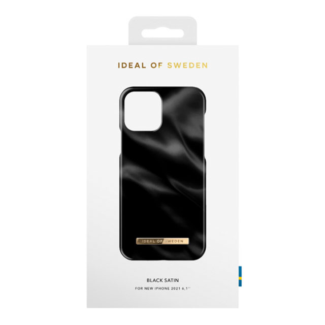 iPhone13 ケース】Fashion Case (Black Satin) iDEAL OF SWEDEN