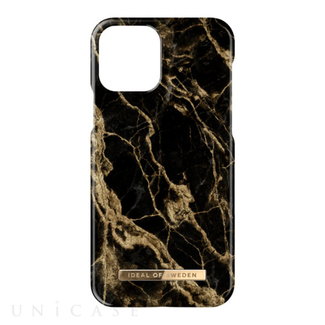 【iPhone13 ケース】Fashion Case (Golden Smoke Marble)